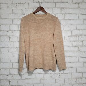 Weathered tan wool/ acrylic sweater